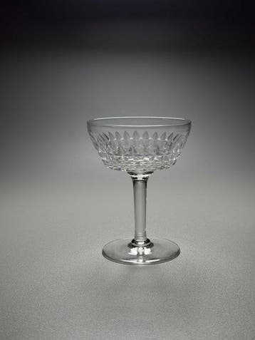 Val Saint Lambert - Champagneglas (6) - Service MERY -, Antiek en Kunst