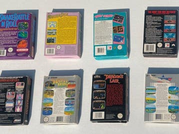 Nintendo - Nes - Lote de 8 Jogos NES PAL B — Coleção Vintage