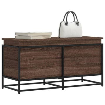 vidaXL Opbergbox met deksel 100x40x51,5 cm bewerkt hout, Doe-het-zelf en Bouw, Kratten en Dozen, Verzenden, Nieuw