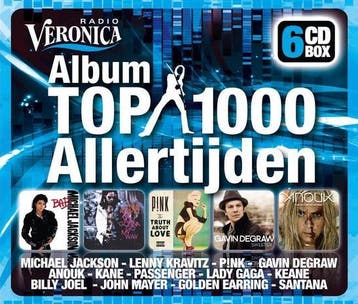 Veronica Album Top 1000 Allertijden (6CD), Cd's en Dvd's, Verzenden, Nieuw in verpakking