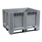 Palletbox kunststof 120x100x76cm gesloten 3-sledes nieuw, Ophalen of Verzenden, Nieuw