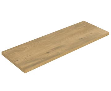 Bovenblad Angela 140 x 48 x 3,5 cm - Eiken - Wastafelblad, Verzenden