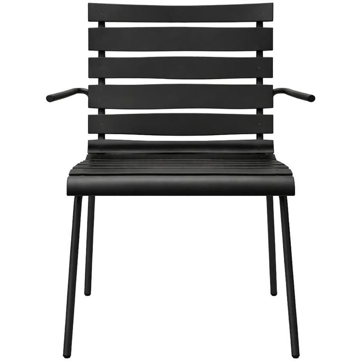 Serax X Maarten Baas Tuinstoel Met Armleuningen Black, Tuin en Terras, Tuinstoelen, Nieuw, Aluminium, Verzenden