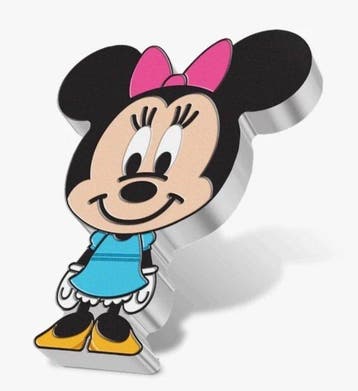 Niue. 2 Dollars 2021 MINNIE Mouse - Chibi - 1 Oz .999 with