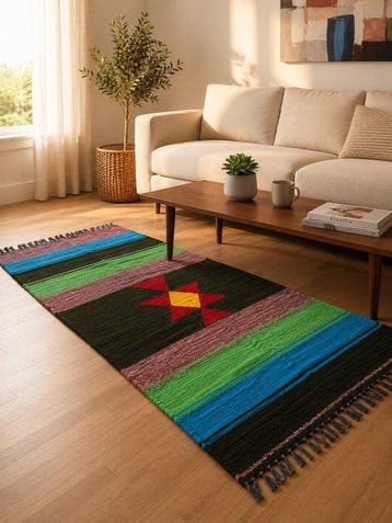 kilim berbère - kelim design tapis berbère 100% main - Kelim