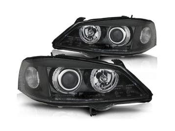 Angel Eyes koplamp units Black geschikt voor Opel Astra G, Verzenden, Nieuw, Opel