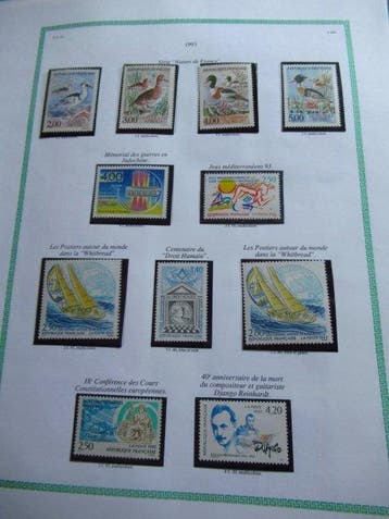 Frankrijk 1993/1995 - Prachtige verzameling postzegels, Gestempeld