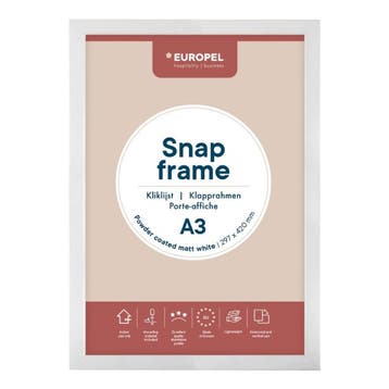 Kliklijst | Aluminium | Wit (Mat) | A3-Formaat | Rand 25mm, Verzenden