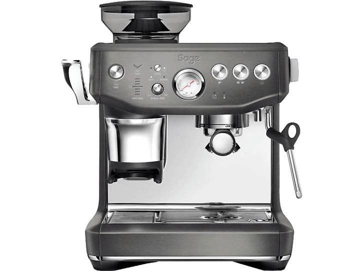 Sage - Semi automatische espressomachine - Zwart Inox, Elektronische apparatuur, Koffiezetapparaten, Nieuw, Stoompijpje, Verzenden
