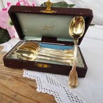 Jean-Baptiste Andrieux - Cuillère (6) - Vermeil, Argent 950, Antiquités & Art