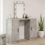vidaXL Kaptafel met opslag Lichtgrijs 102 x 33 x 135 cm, Verzenden, Nieuw