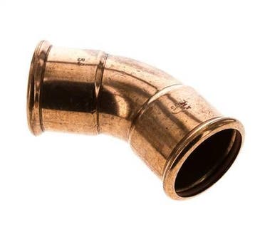 Raccord à sertir coudé 45deg - 54mm Femelle - Alliage de, Verzenden, Nieuw