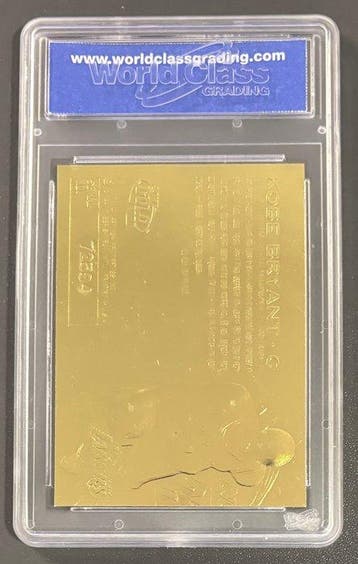 1996/97 Fleer 1996-97 Fleer 23KT Gold Kobe Bryant Carte