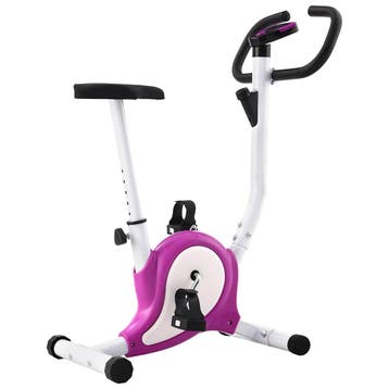 vidaXL Hometrainer met bandweerstand paars, Verzenden