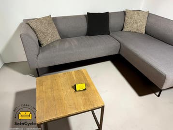 Hoekzetel grijs in stof compact, hoek R – tweedehands, Verzenden, Nieuw