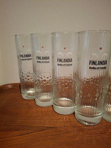 Finlandia - Tapio Wirkkala - Drinkservies (8) - Glas -, Antiek en Kunst
