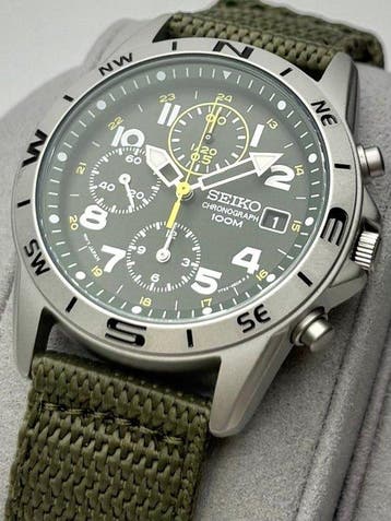 Seiko - Chronograph - Zonder minimumprijs - SND377P2