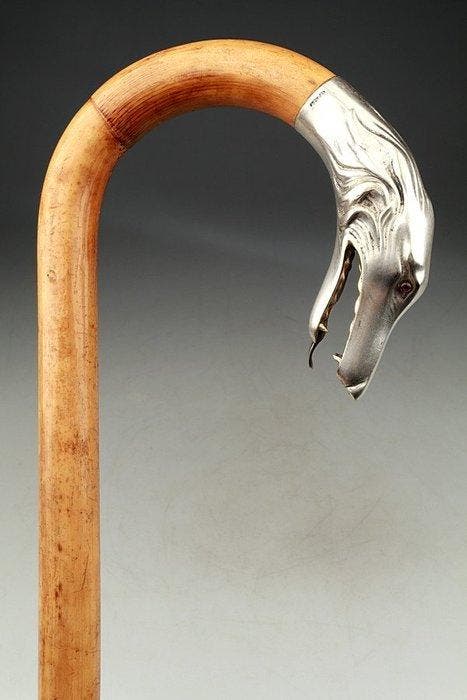 Wandelstok - Alpacca, Antiquités & Art, Art | Objets design