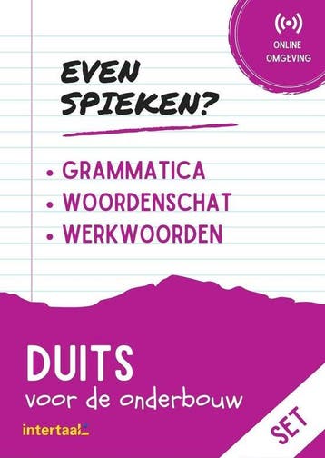 Even Spieken - Duits voor de onderbouw (set) 9789463923439, Verzenden, Zo goed als nieuw, Intertaal