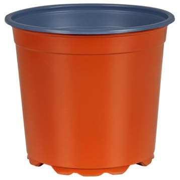 vidaXL Ronde Bloempot 200 st Terracotta Ø 15 x 13 cm, Verzenden