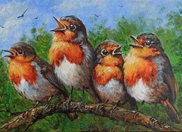 Tomasz Bednarski (1965) - Robins singing