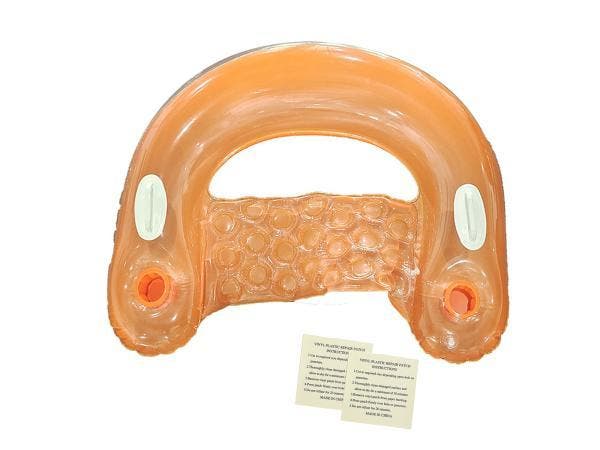 Veiling - Opblaasbare Zwembad Sofa - Oranje, Tuin en Terras, Zwembad-toebehoren