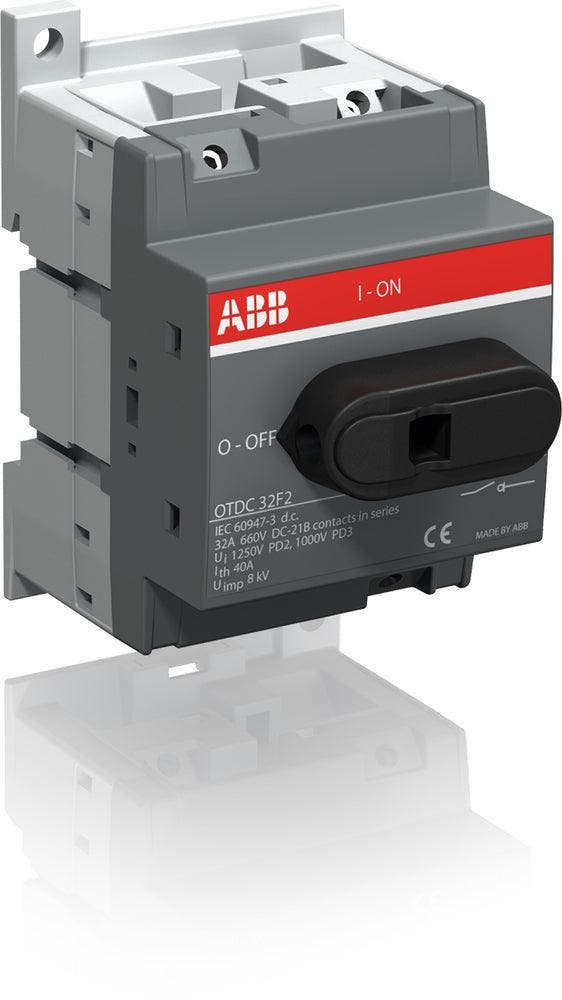 ABB OTDC32F2 CC Interrupteur Déconnecteur 32A 660V 2P -, Bricolage & Construction, Électricité & Câbles, Envoi
