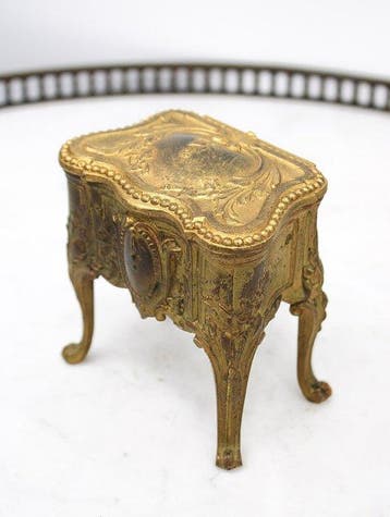 Coffret à bijoux français style Louis XV - Sieradendoos -