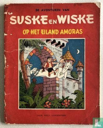 Suske en Wiske op het eiland Amoras - 1959, Boeken, Stripverhalen, Gelezen, Eén stripboek, Verzenden