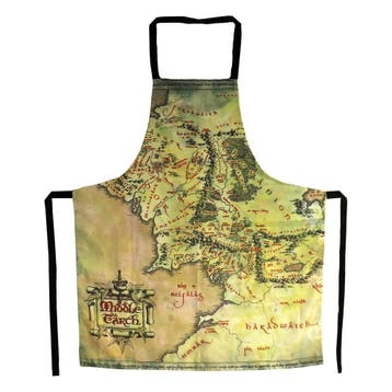 Lord of the Rings Middle Earth Map Keukenschort, Verzamelen, Ophalen of Verzenden, Nieuw