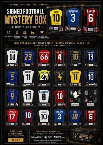 Wereldkampioenschap Voetbal - Premium football Mystery Box, Collections