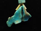 Égypte ancienne perles décoratives en verre et faïence de