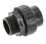 PVC Rechte Lijmmof 63mm x Buitendraad R 2 EPDM, Verzenden
