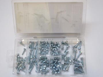 Veiling - Assortiment Zelf Tappende Schroeven 120-delig, Doe-het-zelf en Bouw, Nieuw
