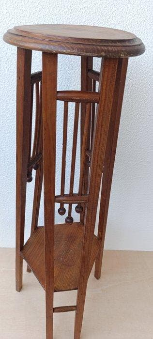 Pied de table - Bois - Table/pot de fleurs/piédestal, Antiquités & Art, Art | Objets design