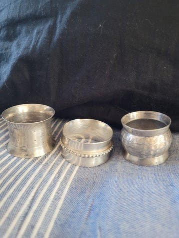 Rond de serviette (3) - Argent 800