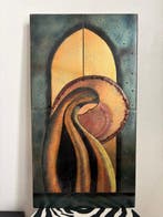 Sanni Pöntinen - muurrelief - Madonna - 30 x 55 cm - Hout,