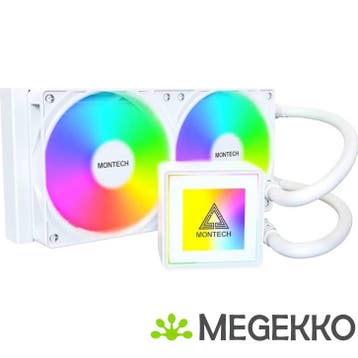 Montech PureFlow ARGB 240 Wit, Computers en Software, Verzenden, Nieuw