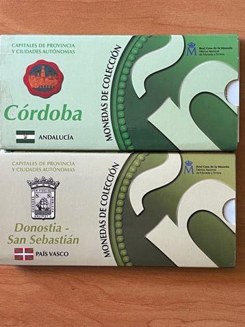 Spanje. 5 Euro 2011 Cordoba + San Sebastian (2 coins)
