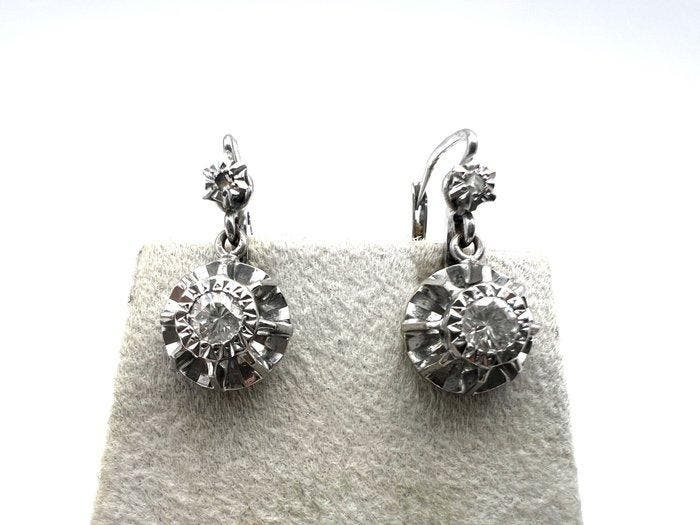 Sans prix de réserve - Boucles doreilles - 18 carats Or, Handtassen en Accessoires, Oorbellen