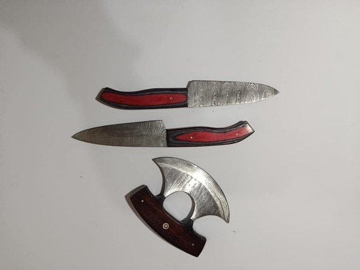 Keukenmes - Amerikaanse camping- en outdoor-set (HW 088) -, Antiek en Kunst, Antiek | Keukengerei