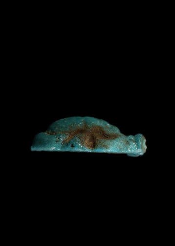 Oude Egypte, Nieuwe rijk Faience scarabee amulet (Zonder, Antiquités & Art