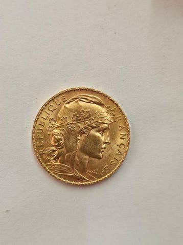 France. 20 Francs 1909 Marianne