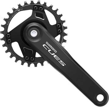 Shimano Cues U4000-1 Crankstel Zilver 170 mm / 32t, Verzenden