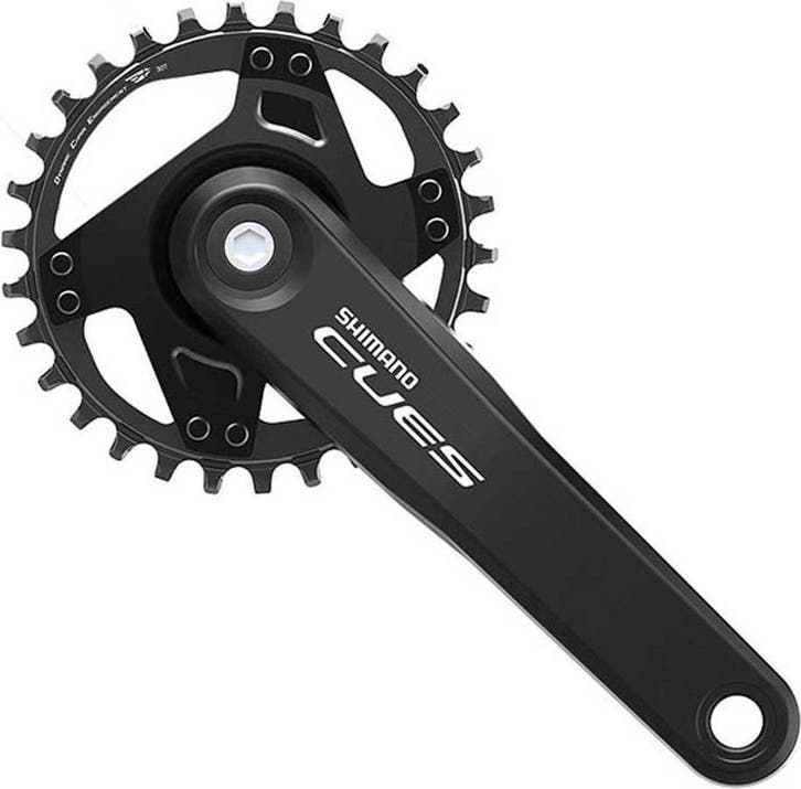 Shimano Cues U4000-1 Crankstel Zilver 170 mm / 32t, Fietsen en Brommers, Fietsaccessoires | Overige Fietsaccessoires, Nieuw, Verzenden