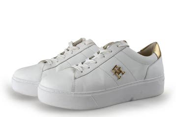 Tommy Hilfiger Sneakers in maat 39 Wit, Verzenden, Wit, Zo goed als nieuw, Sneakers