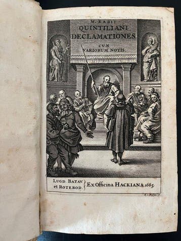 Quintiliano - Quintiliani Declamationes - 1665