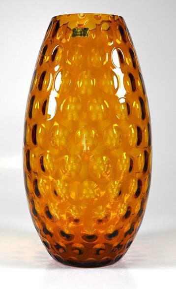 Egermann - Vase - Cristal - Vase Amber Kristall