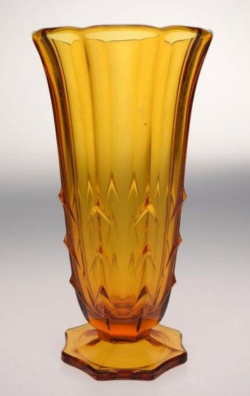 Val Saint Lambert - Vase - Verre - Modèle LUXVAL « Mirandole