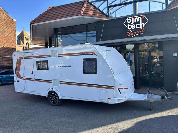 Caravane Weinsberg CaraOne 500 FDK Edition [HOT] (2025), Caravanes & Camping, Caravanes, 1000 - 1250 kg, jusqu'à 5, Lit superposé transversal